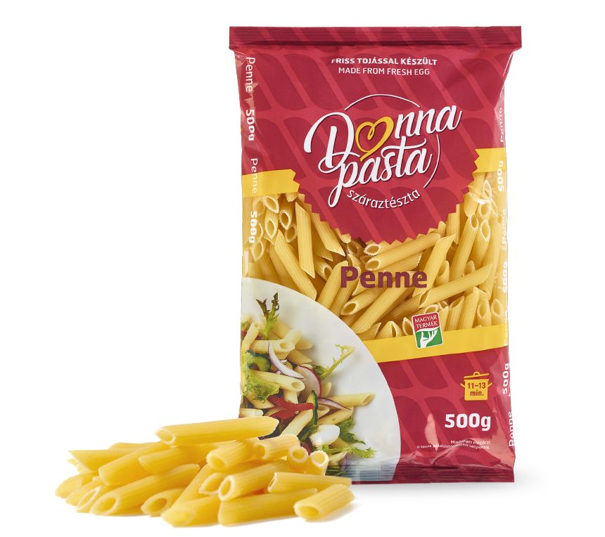 Donna Pasta 1 tojásos Penne Rigate (Tollhegy) 500g